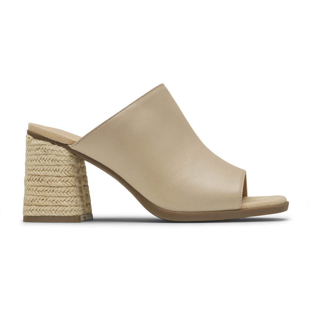 Rockport Badesandaler Dame Beige - Total Motion Amara - IHLS43198